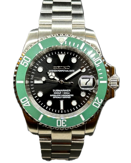 Seiko Mod Submariner Starbucks